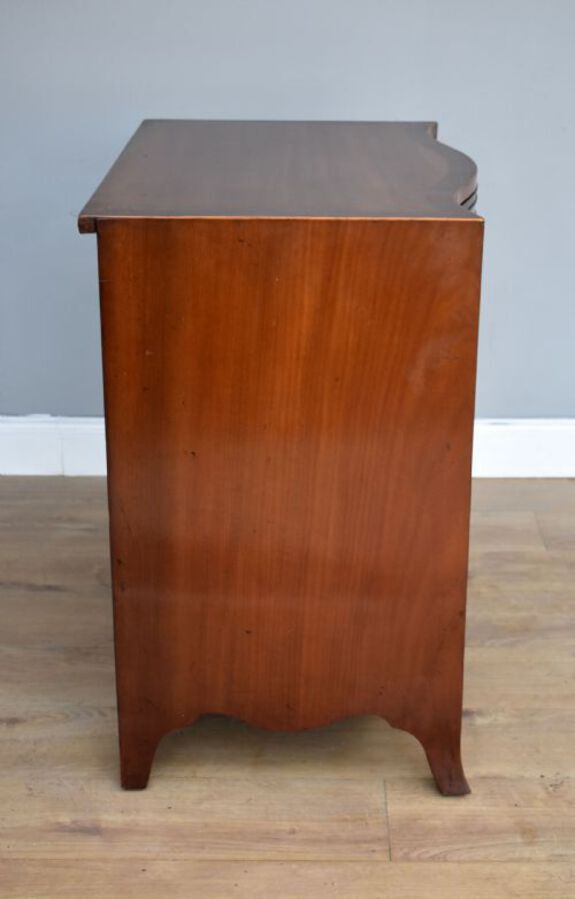 Antique Antique Mahogany Serpentine Chest of Drawers