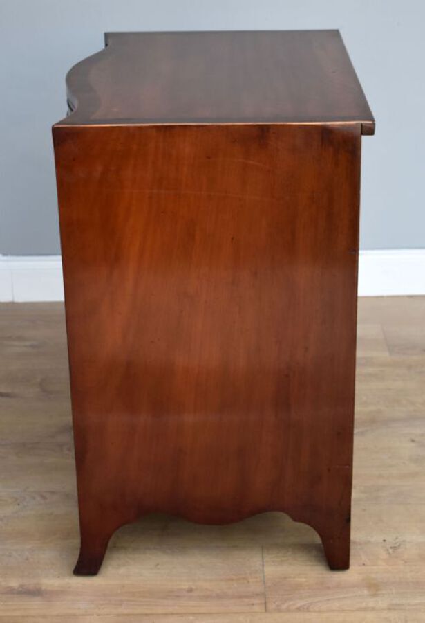 Antique Antique Mahogany Serpentine Chest of Drawers