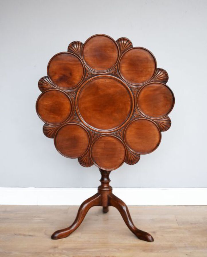 George III Mahogany Snap Top Table