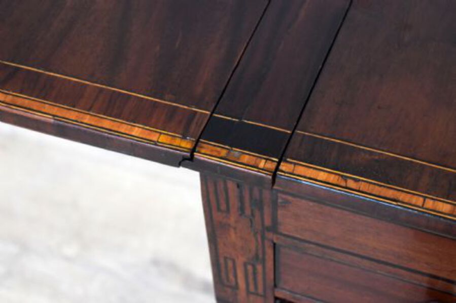 Antique Regency Mahogany Games Table