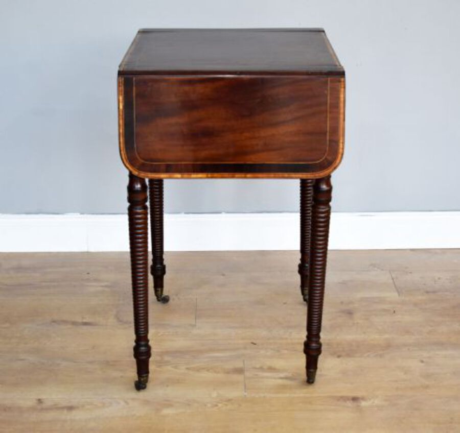 Antique Regency Mahogany Games Table