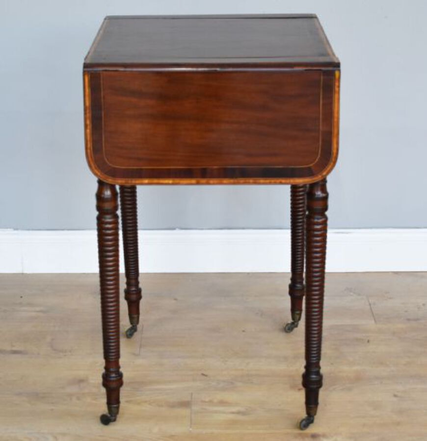 Antique Regency Mahogany Games Table