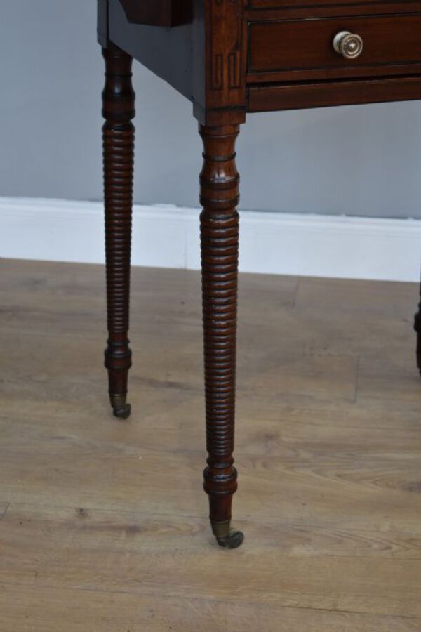 Antique Regency Mahogany Games Table