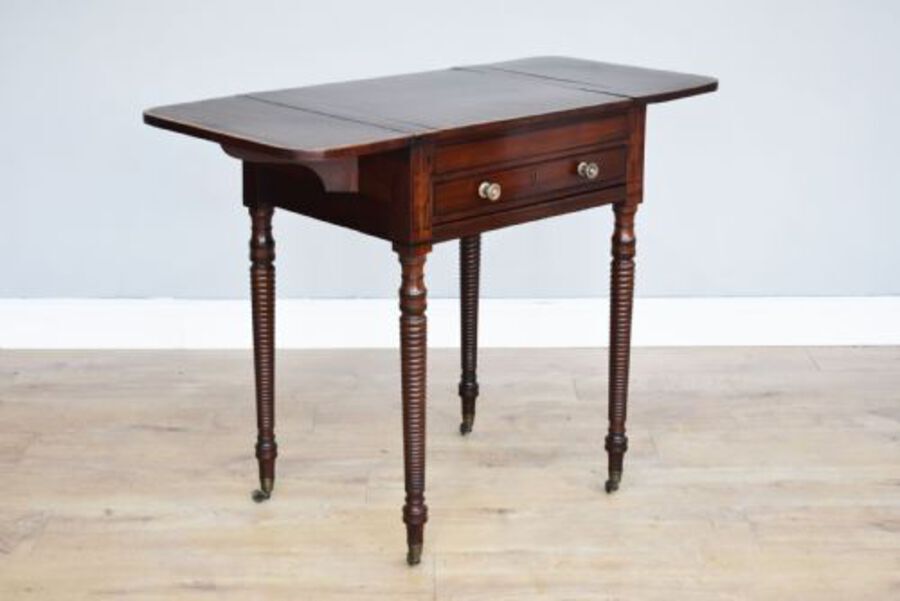 Antique Regency Mahogany Games Table