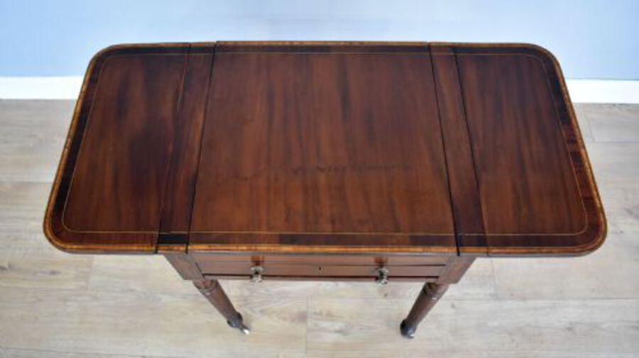Antique Regency Mahogany Games Table