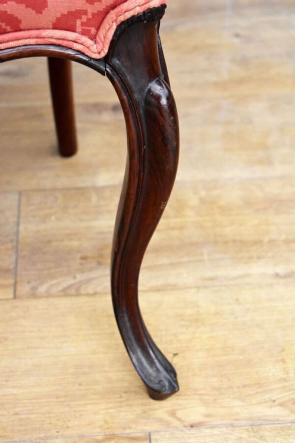 Antique Set of 4 Victorian Rosewood Dining Chairs