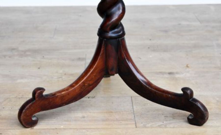 Antique Victorian Rosewood Occasional Table
