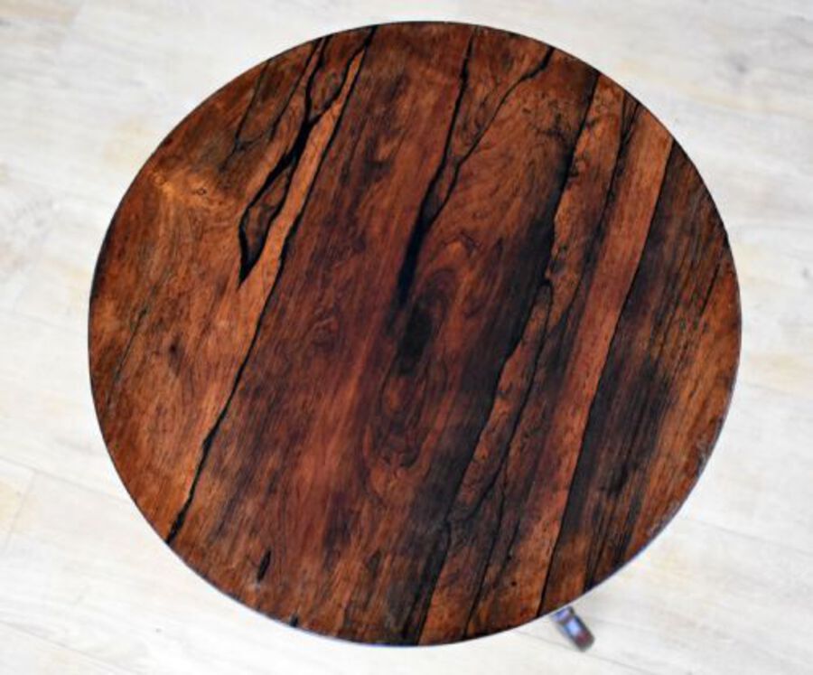 Antique Victorian Rosewood Occasional Table
