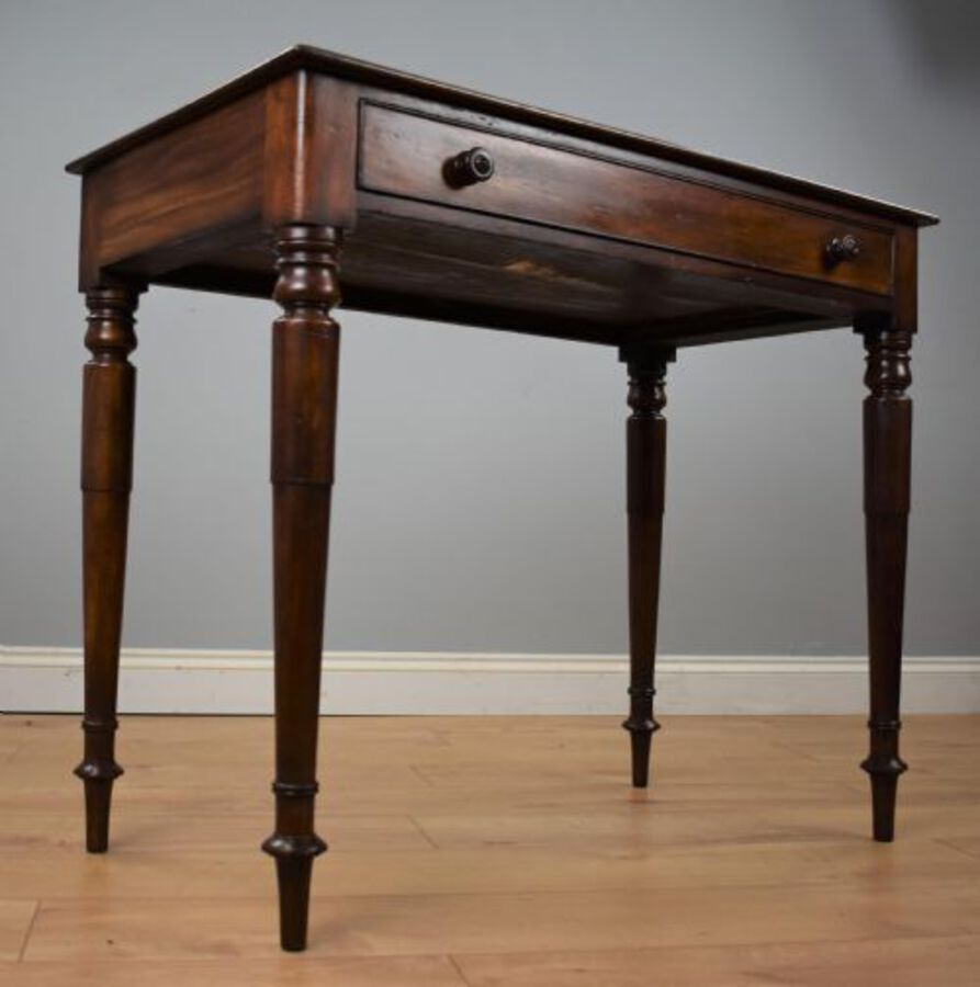 Antique Early Victorian Mahogany Hall/side Table