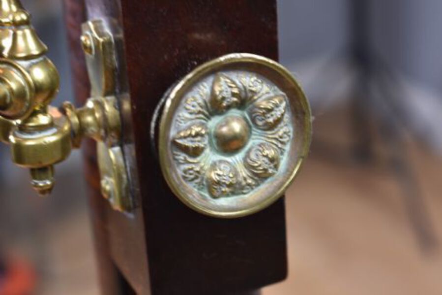 Antique Regency Mahogany Framed Cheval Mirror