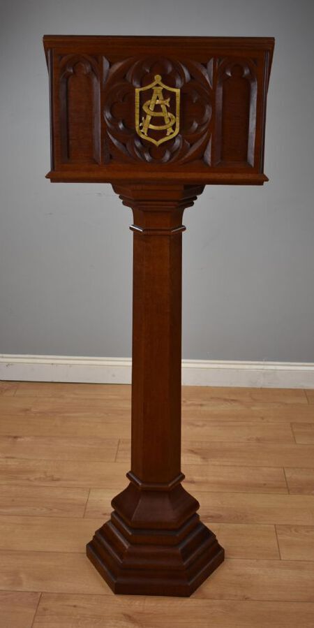 Antique Victorian Oak Lectern