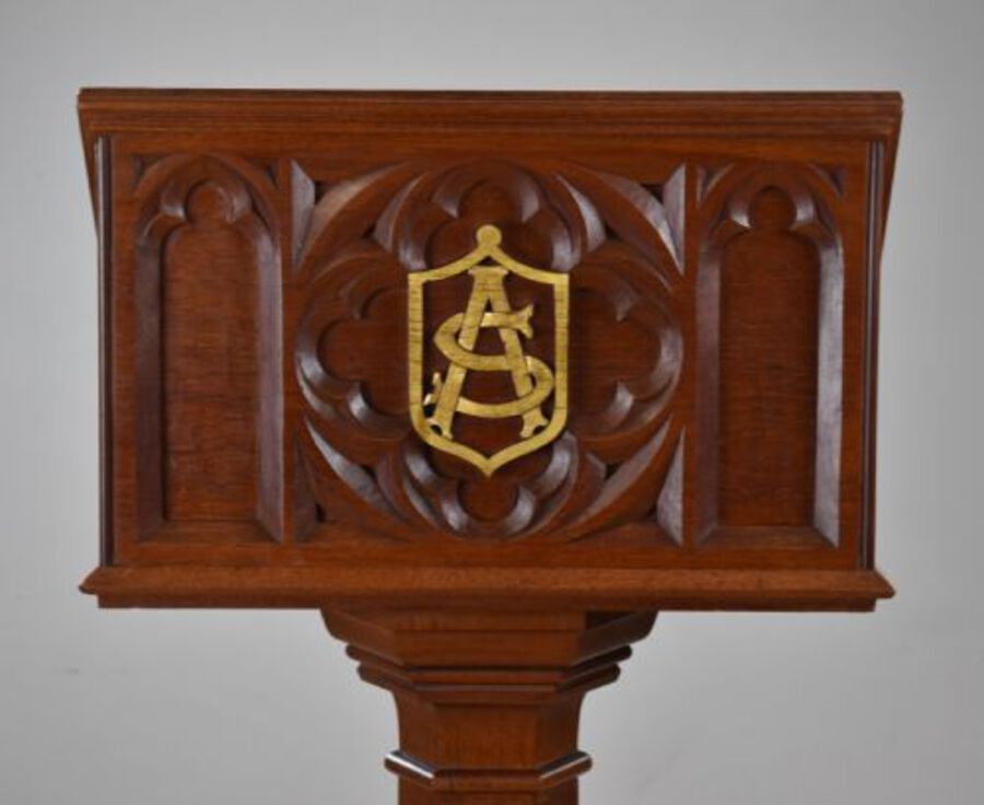 Antique Victorian Oak Lectern