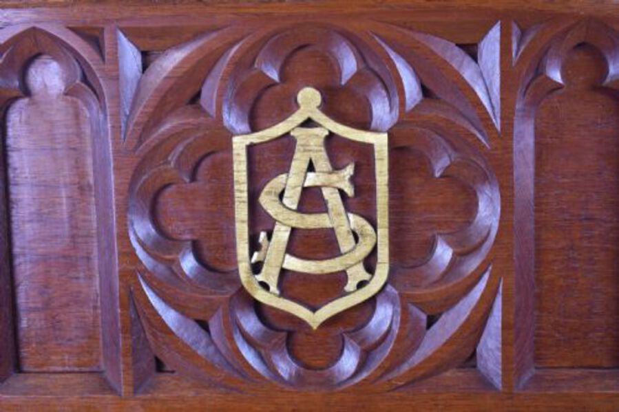 Antique Victorian Oak Lectern