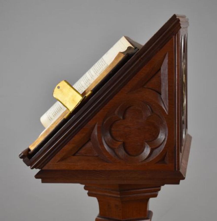 Antique Victorian Oak Lectern