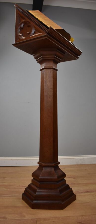 Antique Victorian Oak Lectern