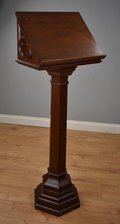 Antique Victorian Oak Lectern