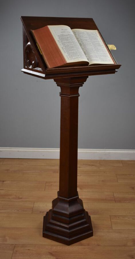 Antique Victorian Oak Lectern