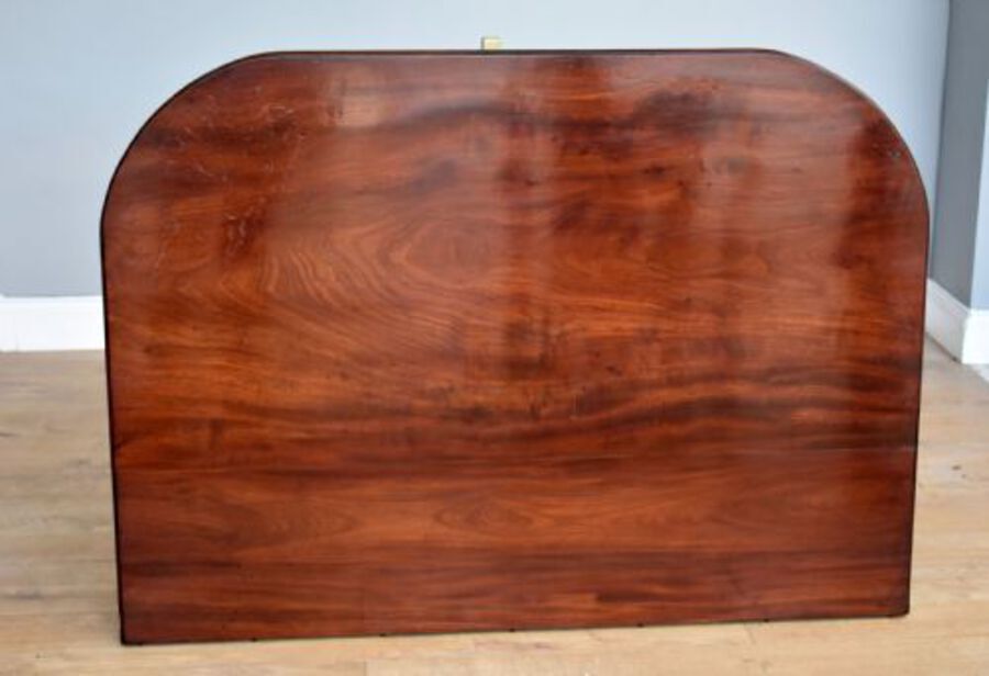 Antique Regency Style Mahogany Pedestal Dining Table