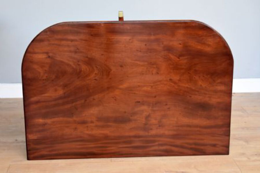 Antique Regency Style Mahogany Pedestal Dining Table