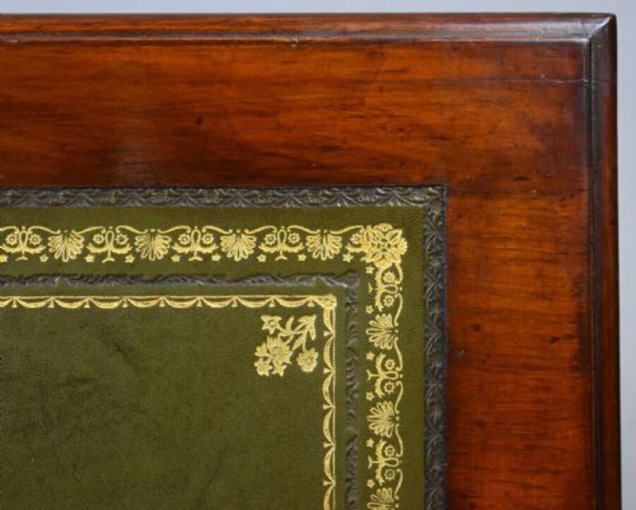 Antique Victorian Mahogany Pedestal Desk