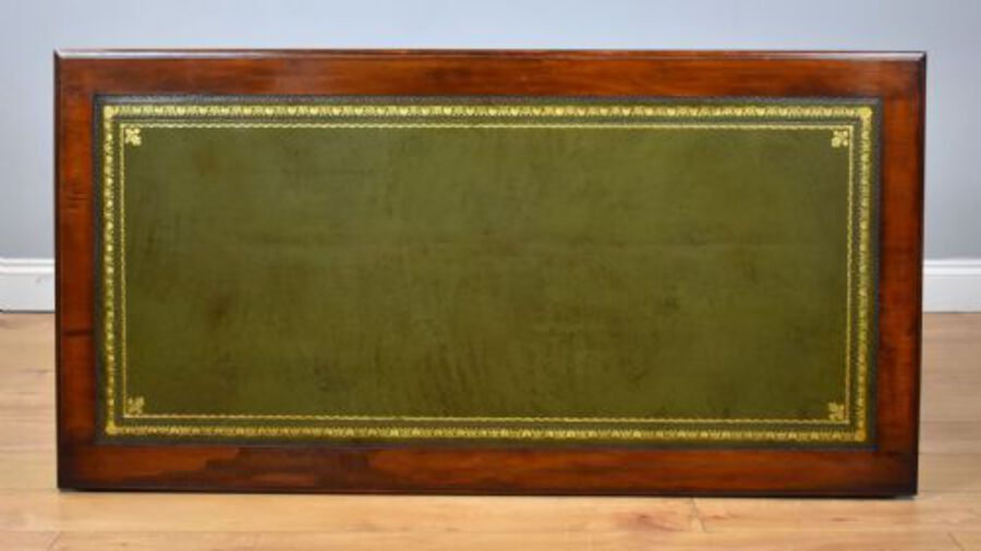 Antique Victorian Mahogany Pedestal Desk