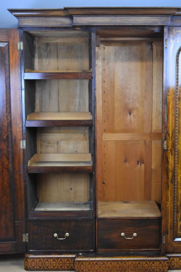 Antique Victorian Walnut Wardrobe