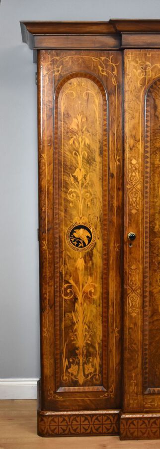 Antique Victorian Walnut Wardrobe