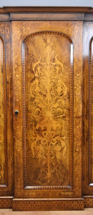 Antique Victorian Walnut Wardrobe