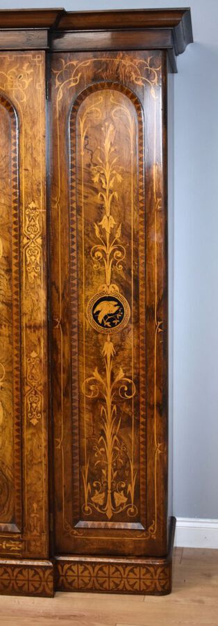 Antique Victorian Walnut Wardrobe
