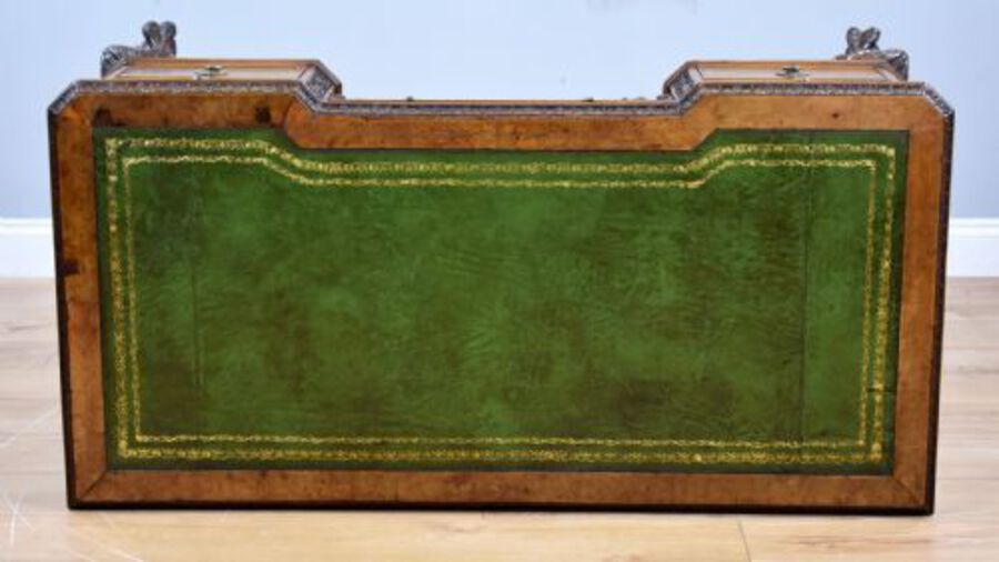 Antique Antique Burr Walnut Writing Table