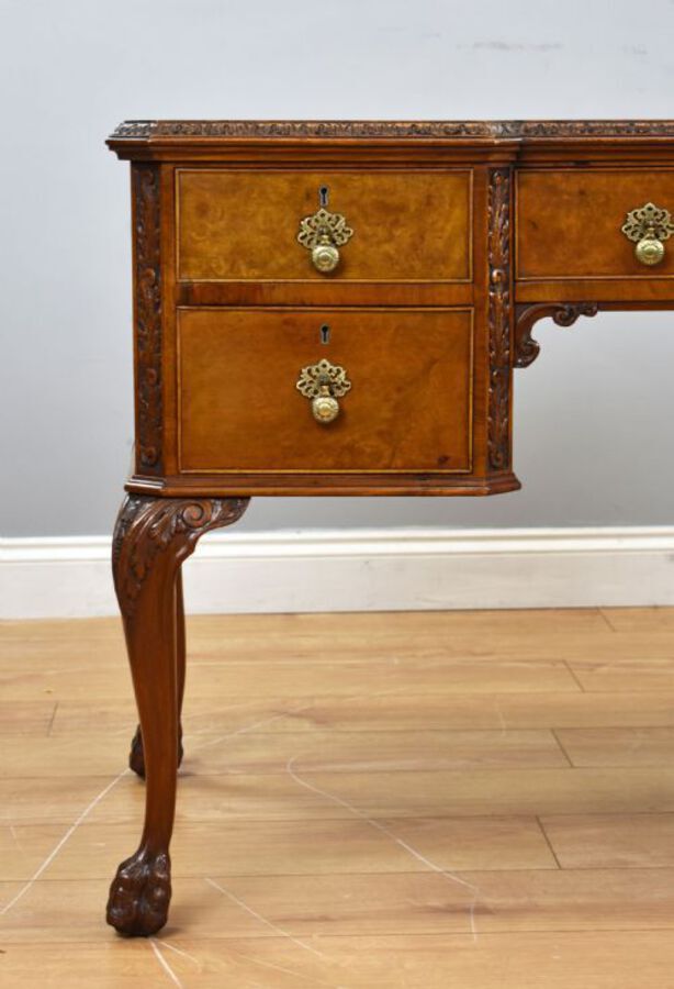 Antique Antique Burr Walnut Writing Table