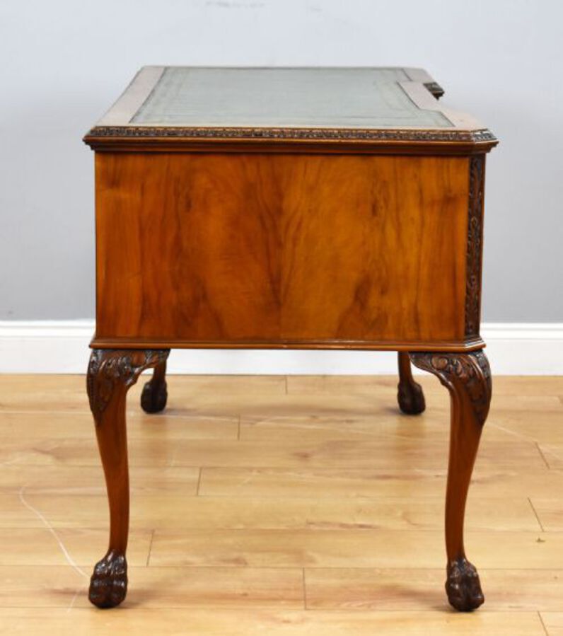 Antique Antique Burr Walnut Writing Table