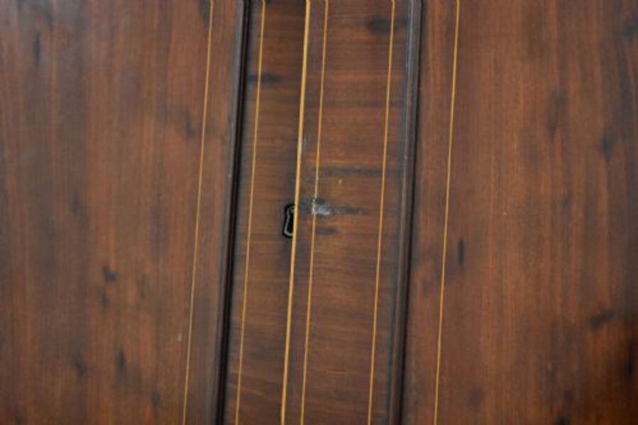 Antique Large Antique Mahogany Breakfront Wardrobe