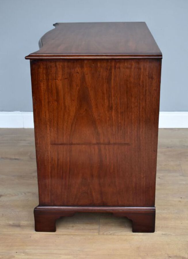 Antique George III Mahogany Serpentine Chest