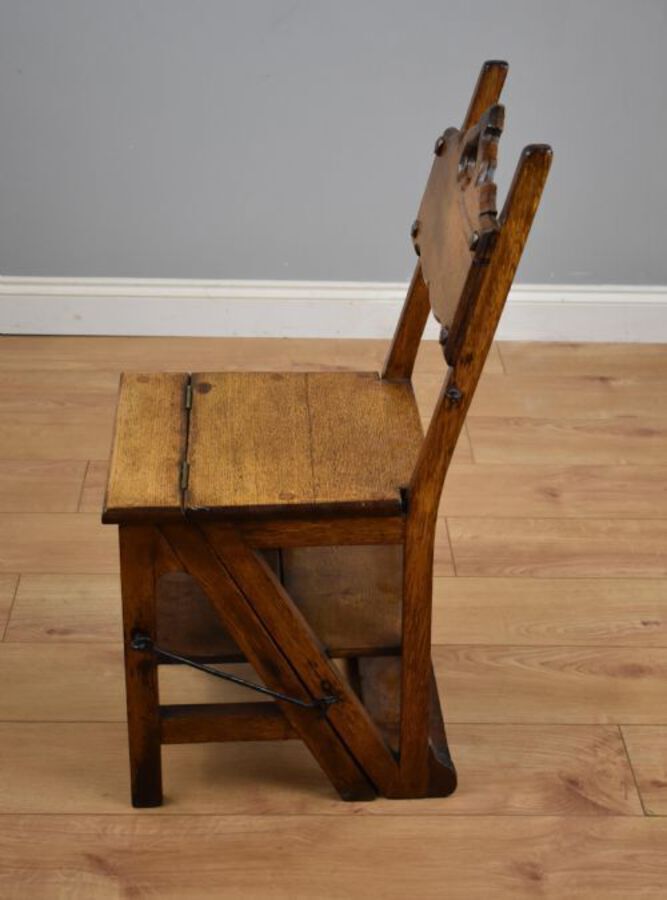 Antique Arts and Crafts Metamorphic chair/steps