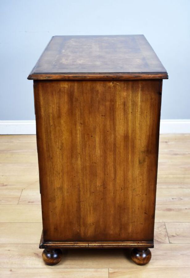 Antique George III Burr Walnut Chest of Drawers