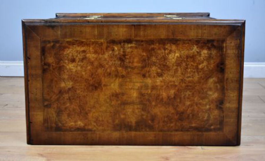Antique George III Burr Walnut Chest of Drawers