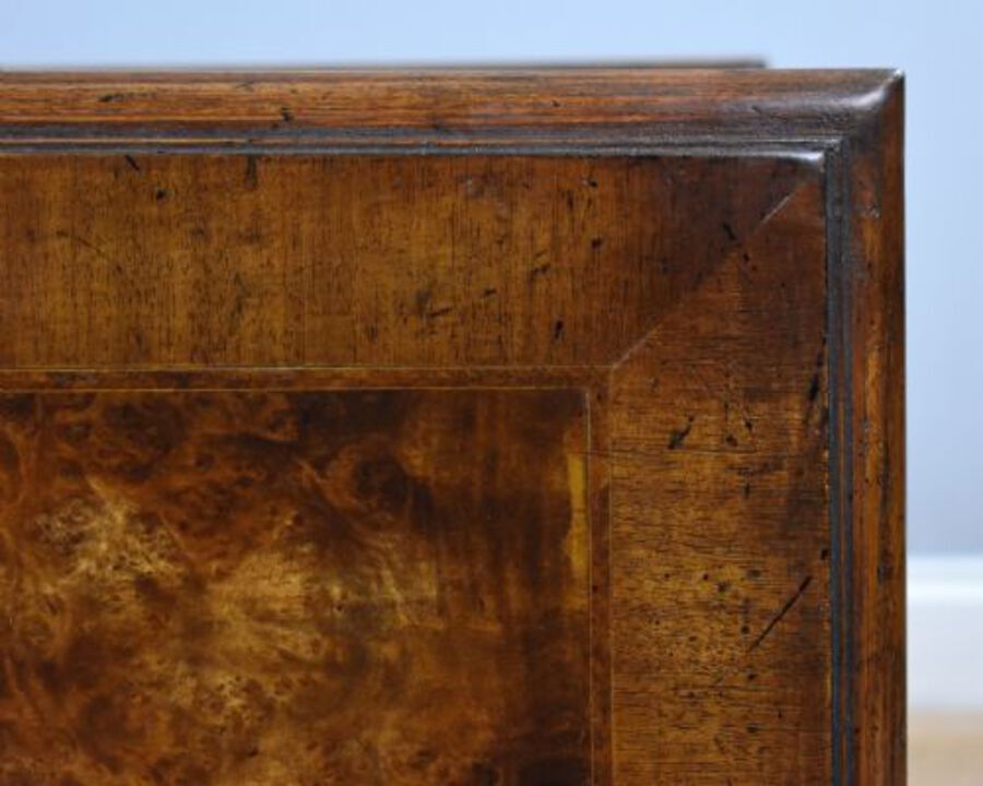 Antique George III Burr Walnut Chest of Drawers