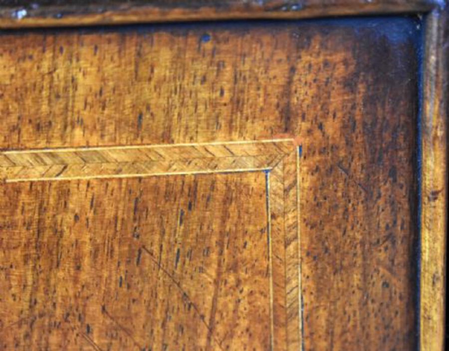 Antique George III Burr Walnut Chest of Drawers