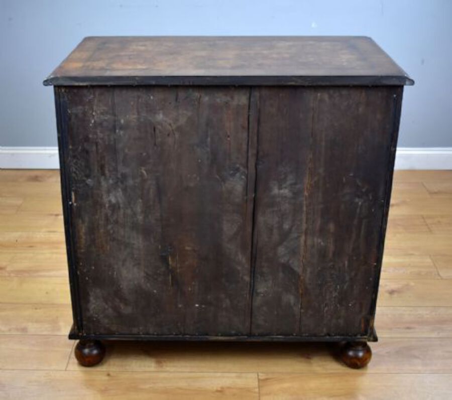 Antique George III Burr Walnut Chest of Drawers