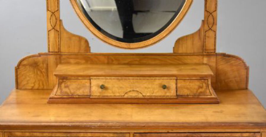 Antique Antique Pollard Oak Dressing Table