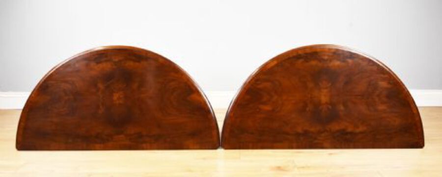 Antique Pair of Antique Walnut Console Tables