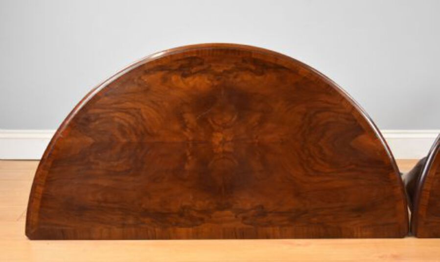 Antique Pair of Antique Walnut Console Tables