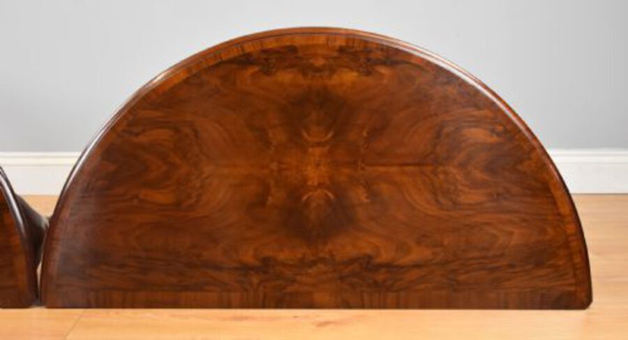 Antique Pair of Antique Walnut Console Tables