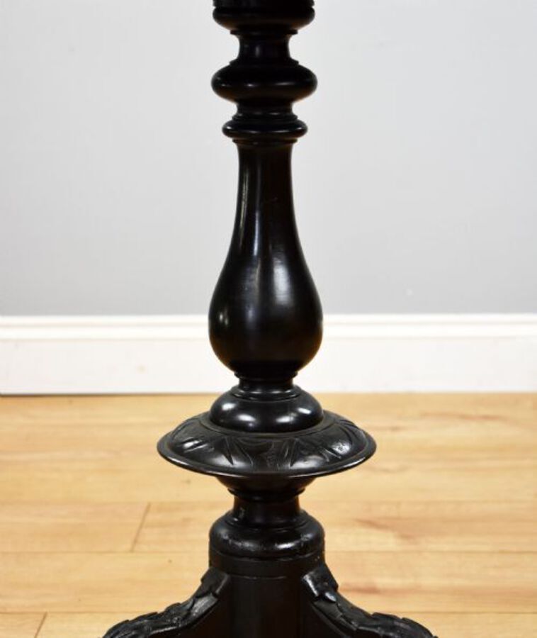 Antique Victorian Walnut Inlaid Chess Table