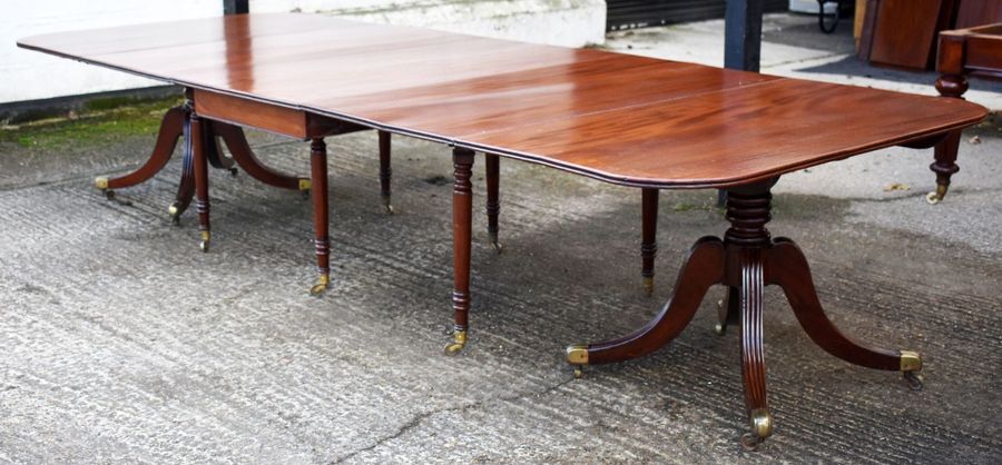 Antique Regency Mahogany Dining Table