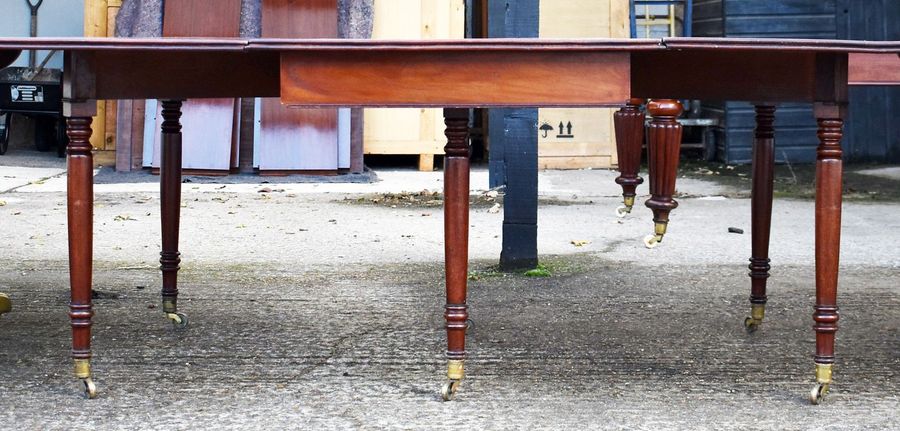 Antique Regency Mahogany Dining Table