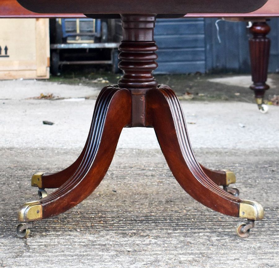 Antique Regency Mahogany Dining Table