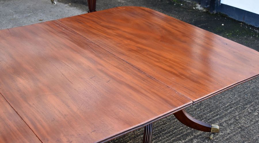 Antique Regency Mahogany Dining Table