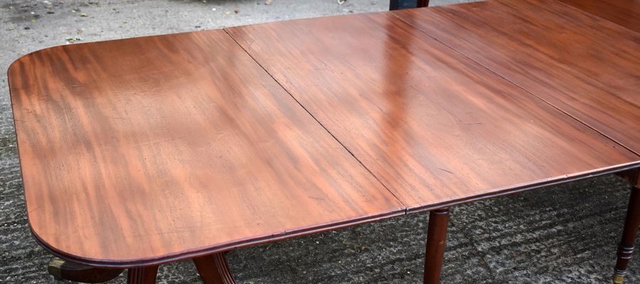 Antique Regency Mahogany Dining Table